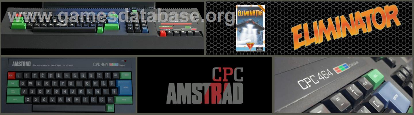 Eliminator - Amstrad CPC - Artwork - Marquee