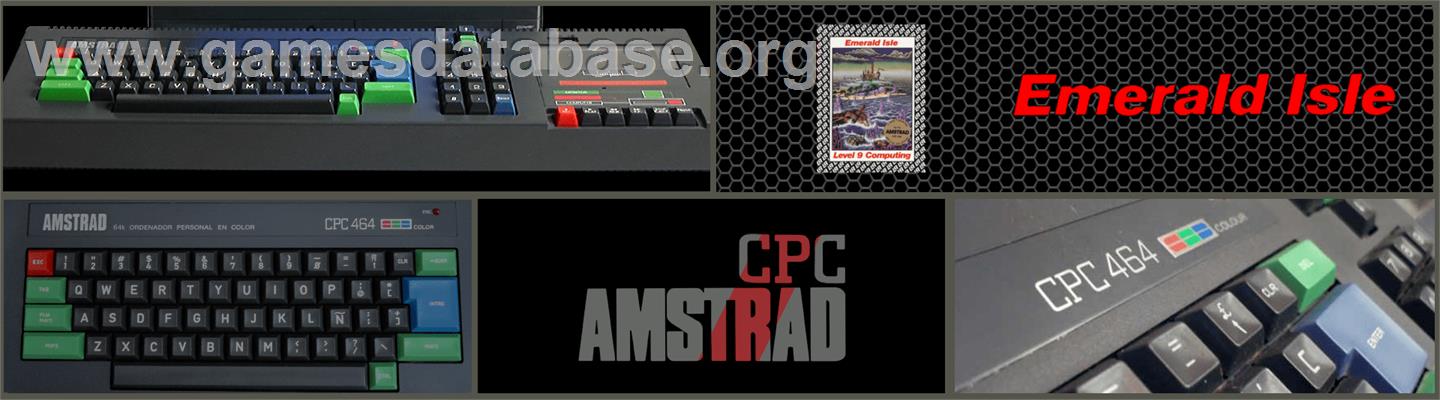 Emerald Isle - Amstrad CPC - Artwork - Marquee
