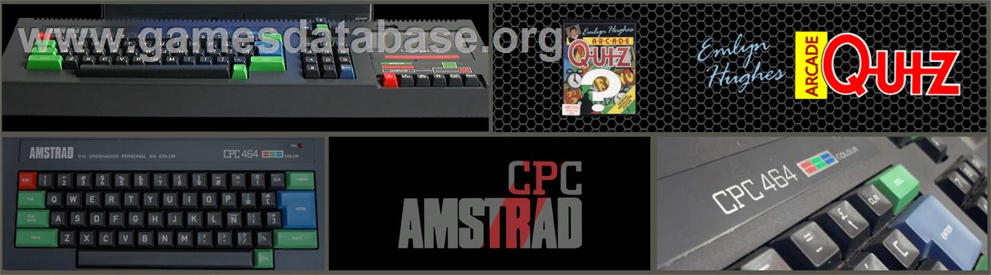 Emlyn Hughes Arcade Quiz - Amstrad CPC - Artwork - Marquee
