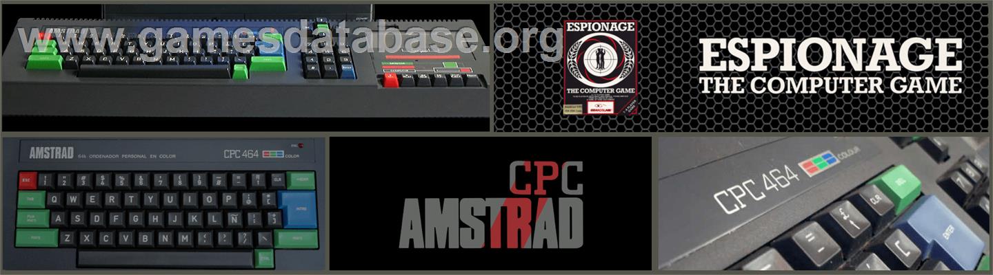 Espionage - Amstrad CPC - Artwork - Marquee