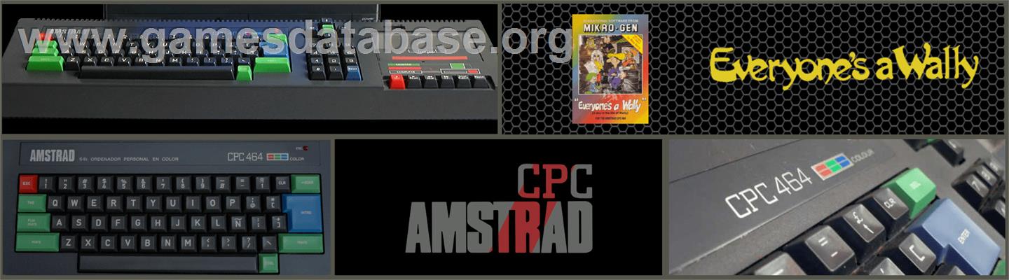 Everyone's A Wally (The Life of Wally) - Amstrad CPC - Artwork - Marquee
