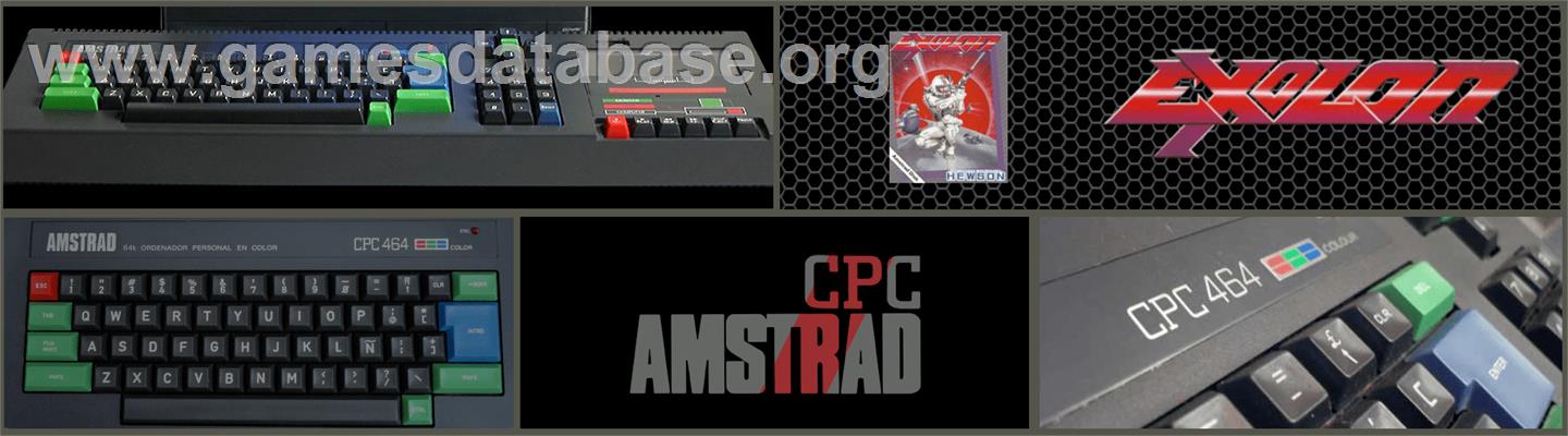 Exolon - Amstrad CPC - Artwork - Marquee