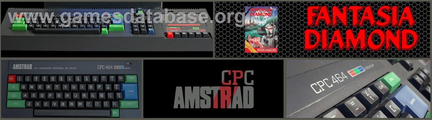 Fantasia Diamond - Amstrad CPC - Artwork - Marquee