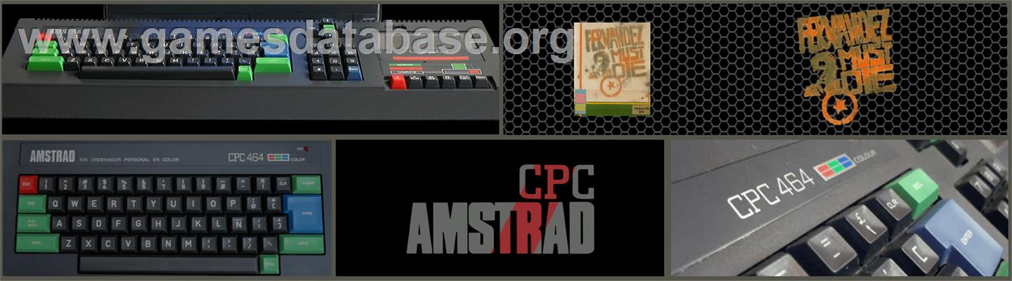 Fernandez Must Die - Amstrad CPC - Artwork - Marquee