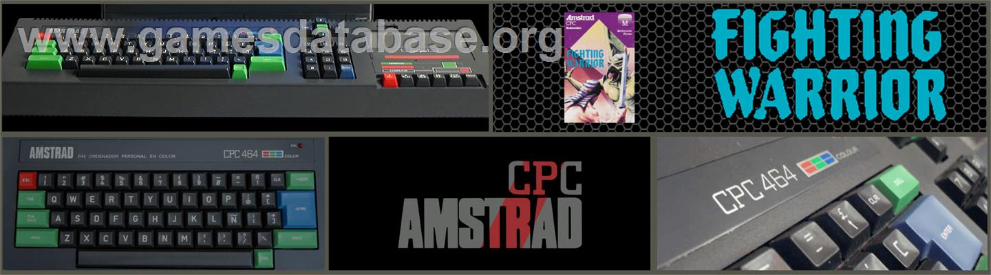 Fighting Warrior - Amstrad CPC - Artwork - Marquee