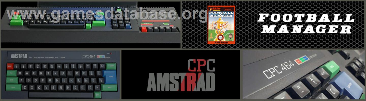 Football Manager - Amstrad CPC - Artwork - Marquee