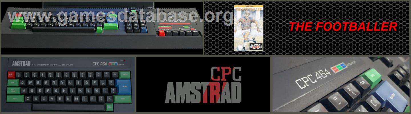 Footballer, The - Amstrad CPC - Artwork - Marquee
