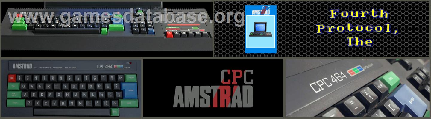 Fourth Protocol - Amstrad CPC - Artwork - Marquee