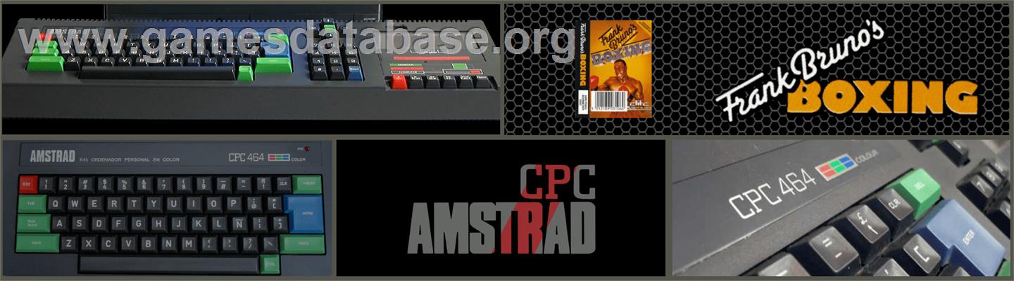 Frank Bruno's Boxing - Amstrad CPC - Artwork - Marquee