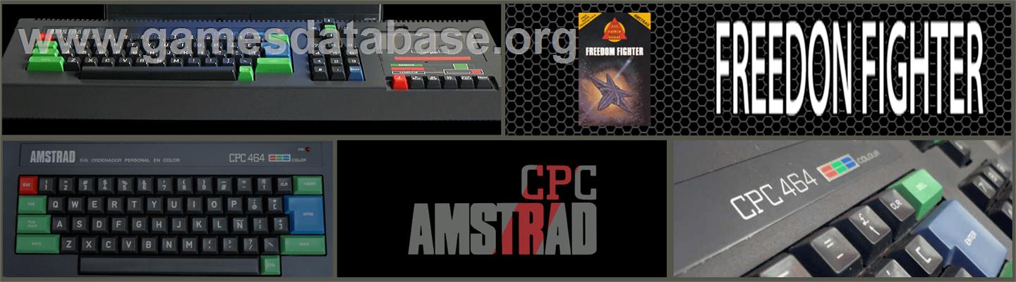 Freedom Fighter - Amstrad CPC - Artwork - Marquee