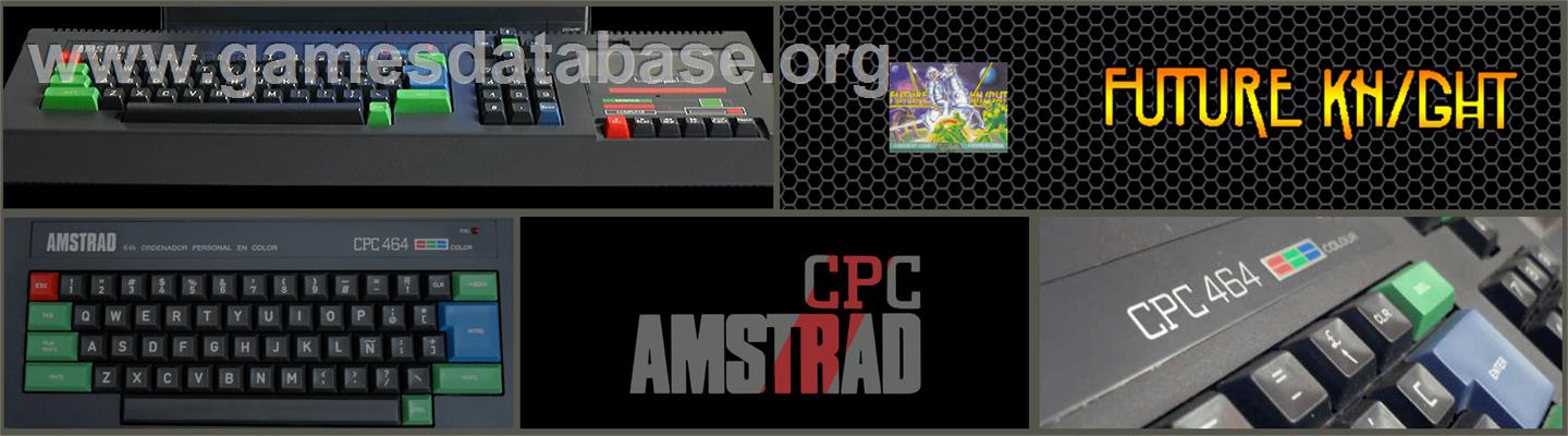 Future Knight - Amstrad CPC - Artwork - Marquee