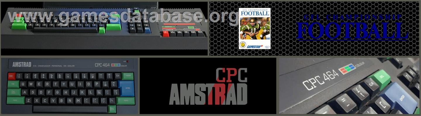 GFL Championship Football - Amstrad CPC - Artwork - Marquee