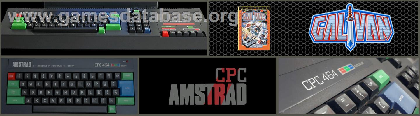 Galivan - Amstrad CPC - Artwork - Marquee
