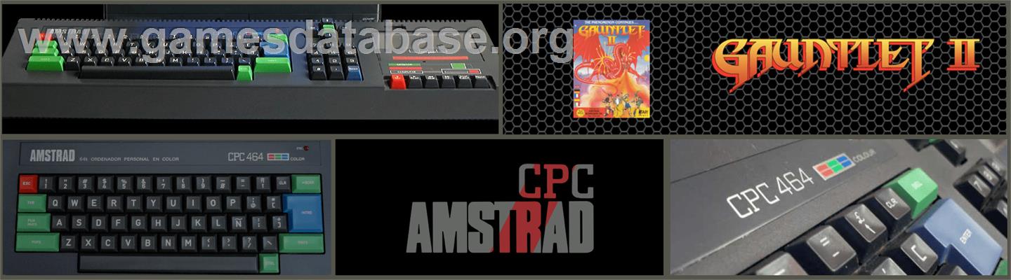 Gauntlet II - Amstrad CPC - Artwork - Marquee