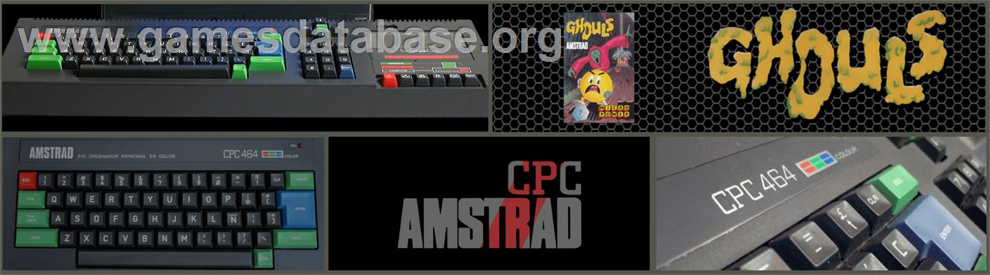 Ghouls - Amstrad CPC - Artwork - Marquee