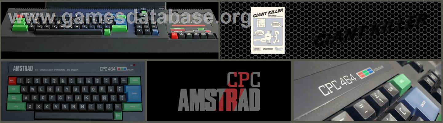 Giant Killer - Amstrad CPC - Artwork - Marquee