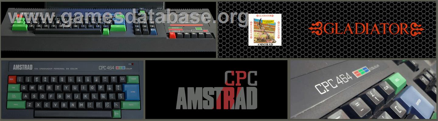 Gladiator - Amstrad CPC - Artwork - Marquee