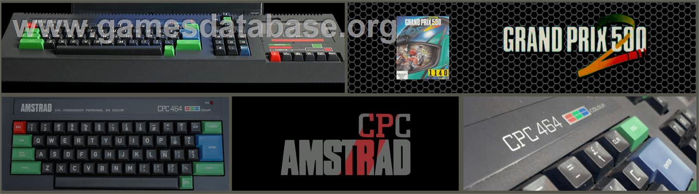 Grand Prix 500 2 - Amstrad CPC - Artwork - Marquee