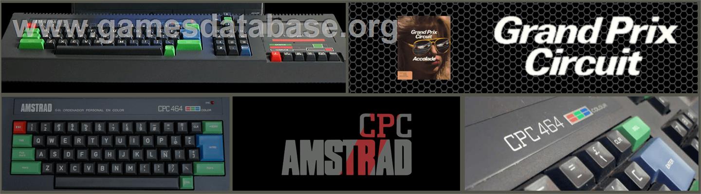 Grand Prix Circuit - Amstrad CPC - Artwork - Marquee
