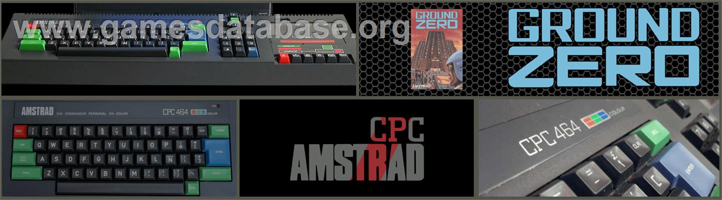 Ground Zero - Amstrad CPC - Artwork - Marquee
