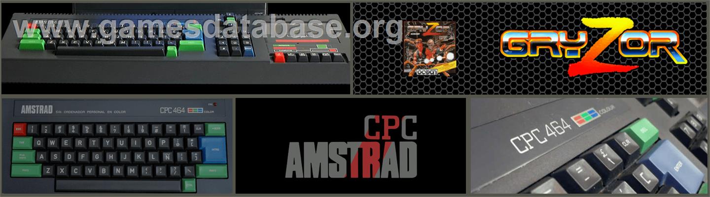 Gryzor - Amstrad CPC - Artwork - Marquee