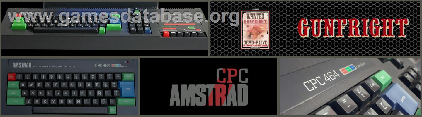Gunfright - Amstrad CPC - Artwork - Marquee