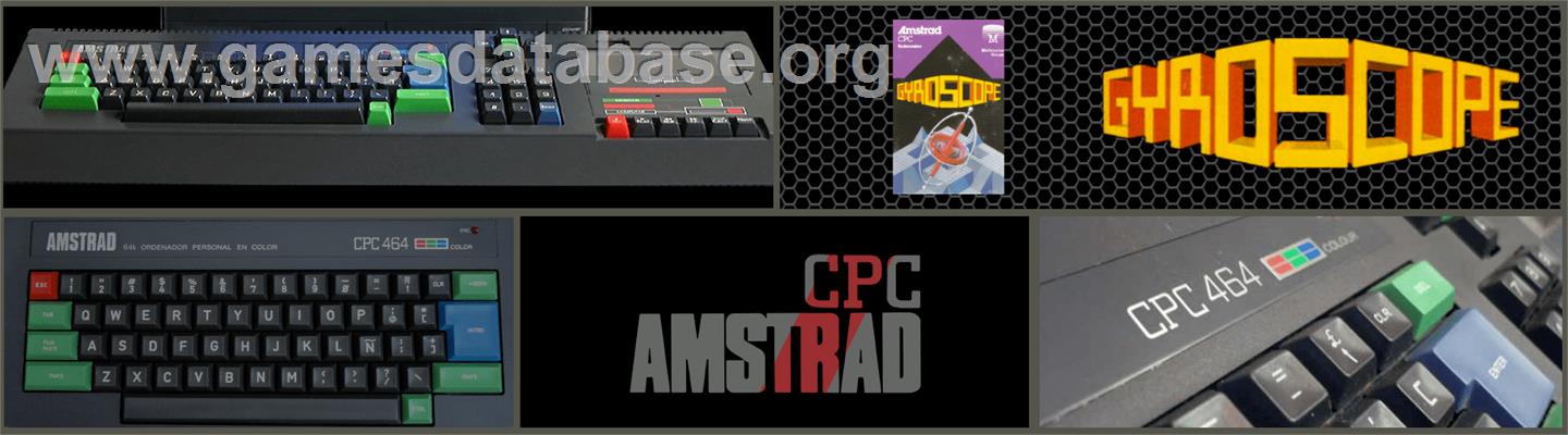 Gyroscope - Amstrad CPC - Artwork - Marquee