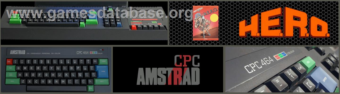 HERO - Amstrad CPC - Artwork - Marquee