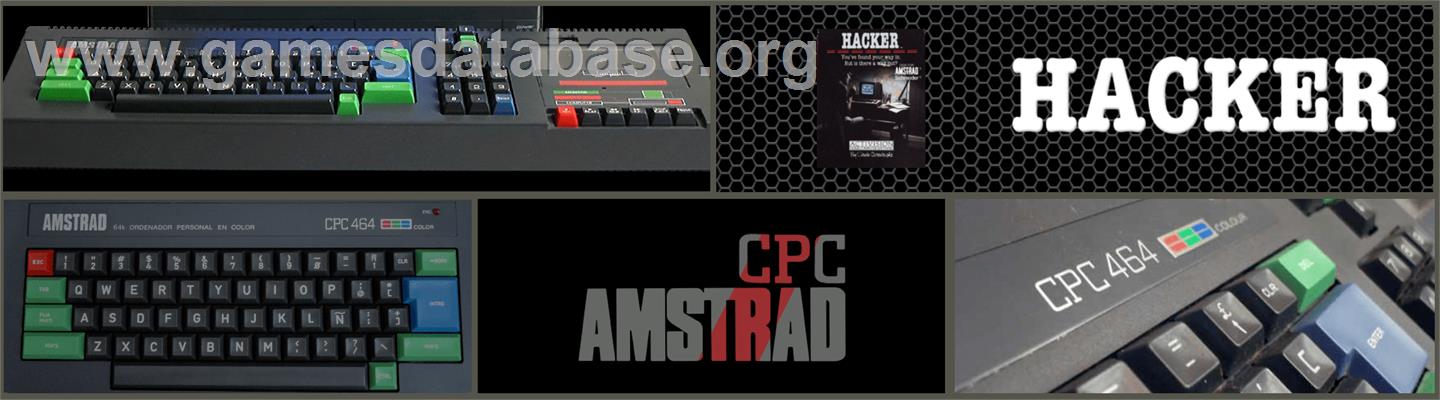 Hacker - Amstrad CPC - Artwork - Marquee