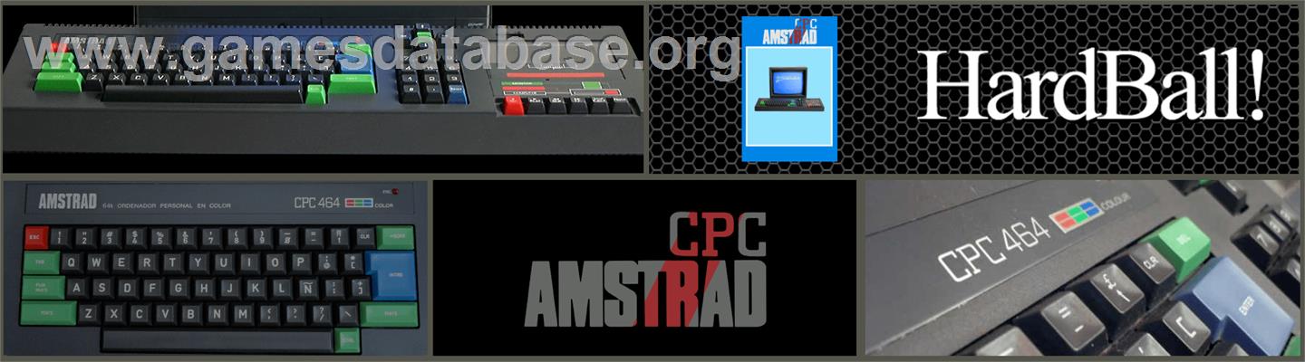 HardBall - Amstrad CPC - Artwork - Marquee