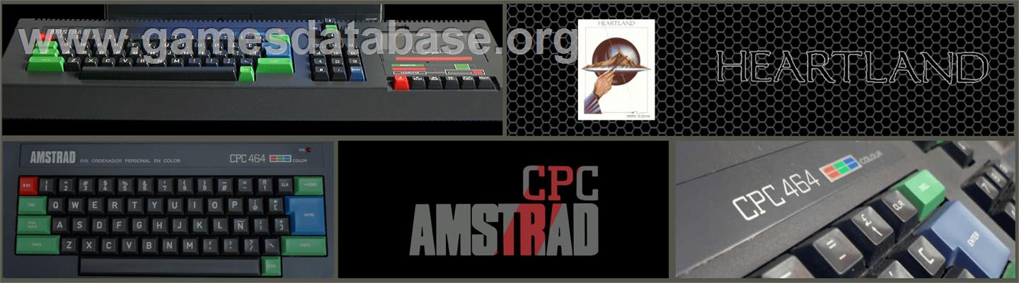 Heartland - Amstrad CPC - Artwork - Marquee