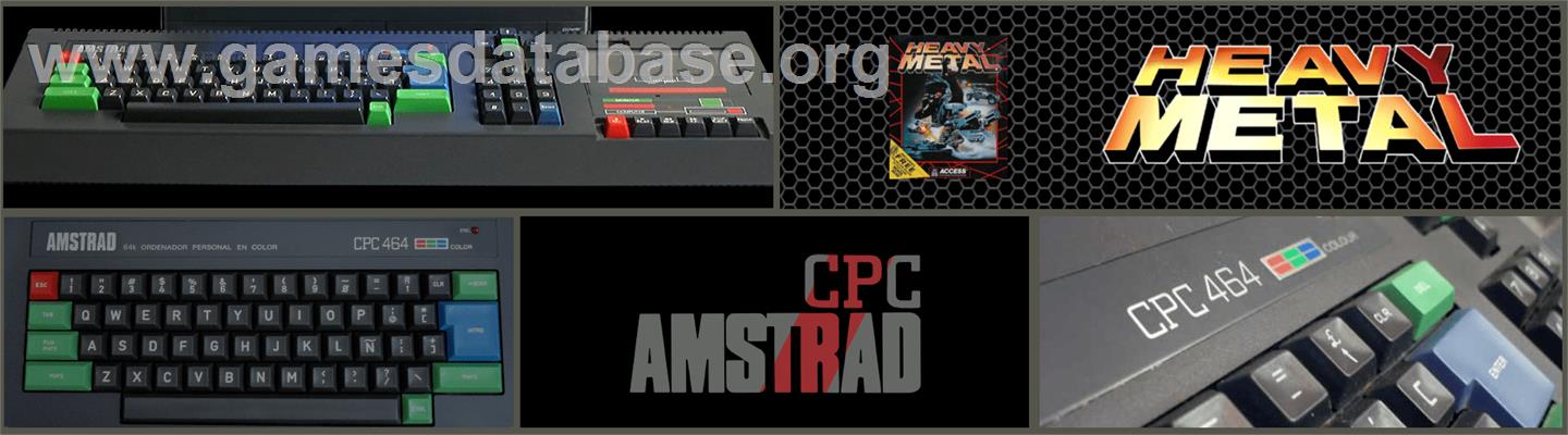 Heavy Metal - Amstrad CPC - Artwork - Marquee