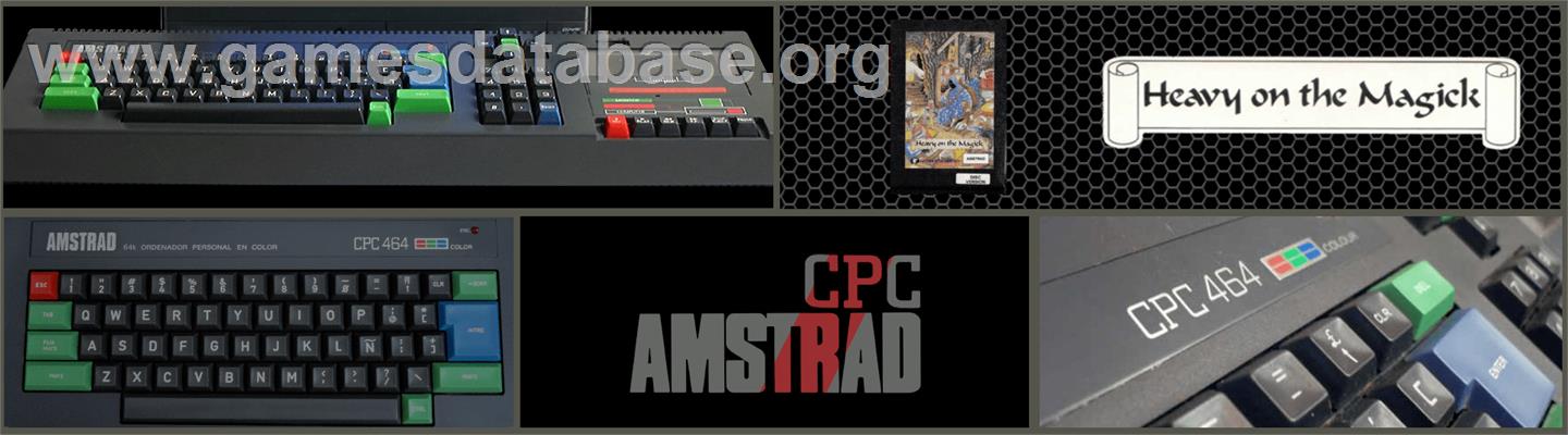 Heavy on the Magick - Amstrad CPC - Artwork - Marquee