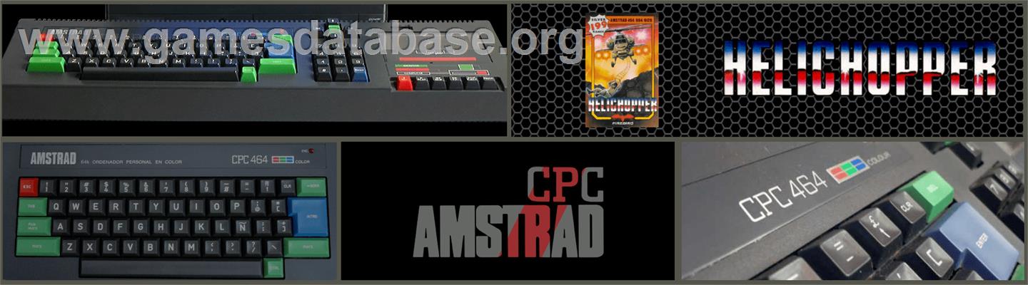 Helichopper - Amstrad CPC - Artwork - Marquee