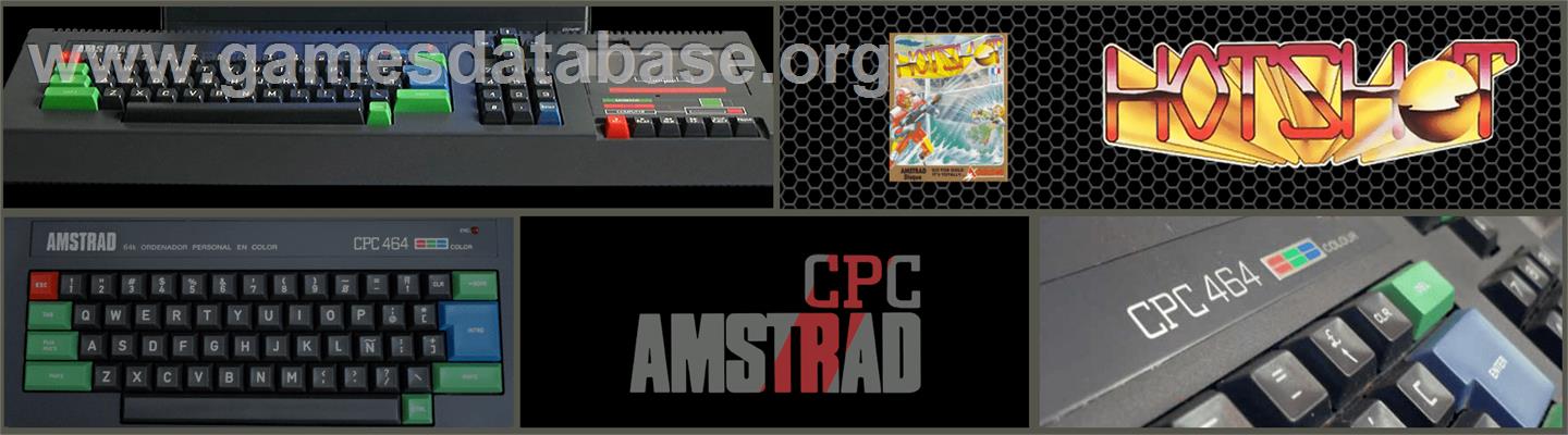 Hot Shot - Amstrad CPC - Artwork - Marquee