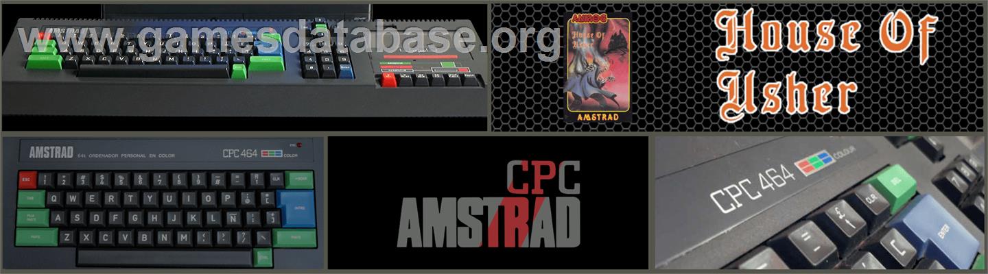 House Of Usher - Amstrad CPC - Artwork - Marquee