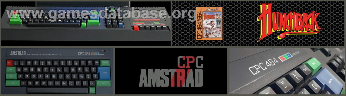 Hunchback - Amstrad CPC - Artwork - Marquee