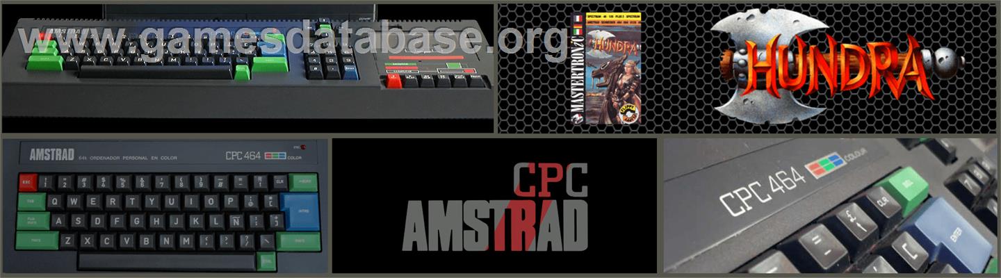 Hundra - Amstrad CPC - Artwork - Marquee