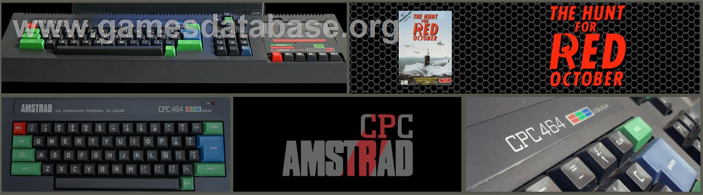 Hunt For Red October, The - The Book - Amstrad CPC - Artwork - Marquee
