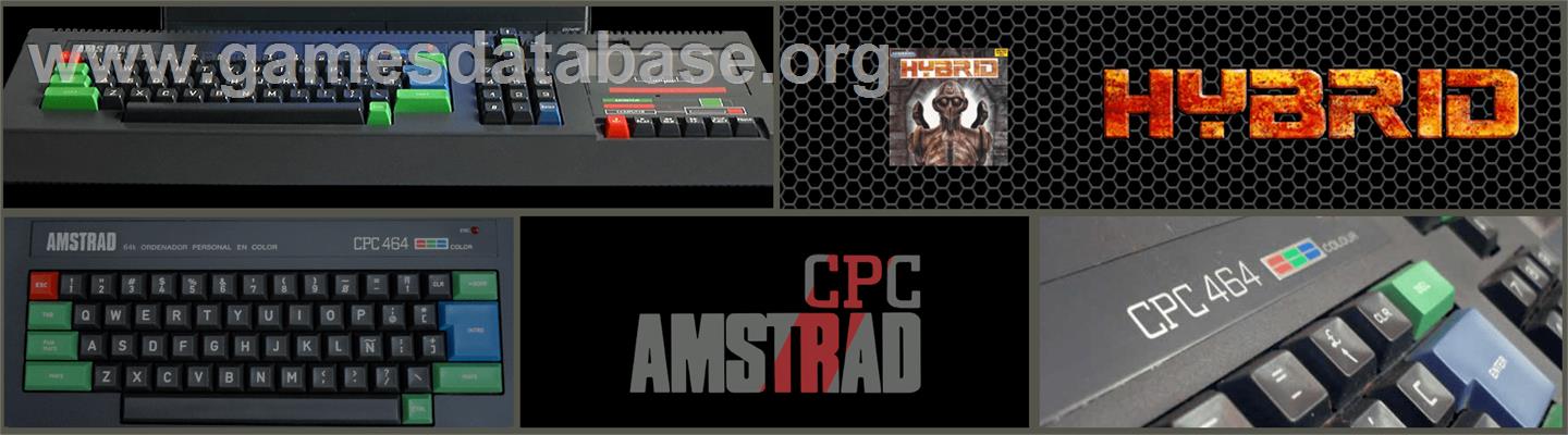Hybrid - Amstrad CPC - Artwork - Marquee