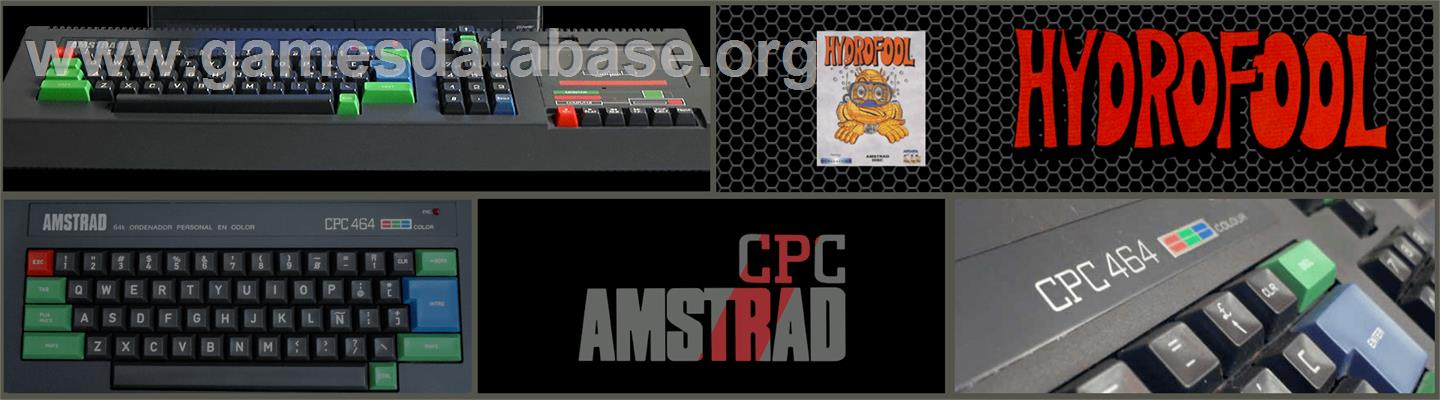 Hydrofool - Amstrad CPC - Artwork - Marquee