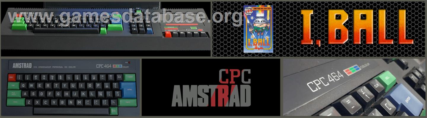 I, Ball - Amstrad CPC - Artwork - Marquee