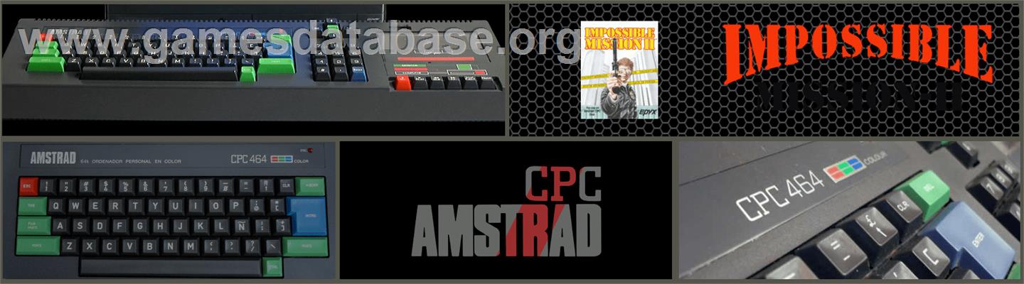 Impossible Mission 2 - Amstrad CPC - Artwork - Marquee