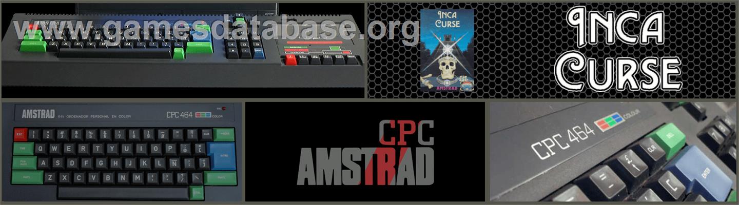 Inca Curse - Amstrad CPC - Artwork - Marquee