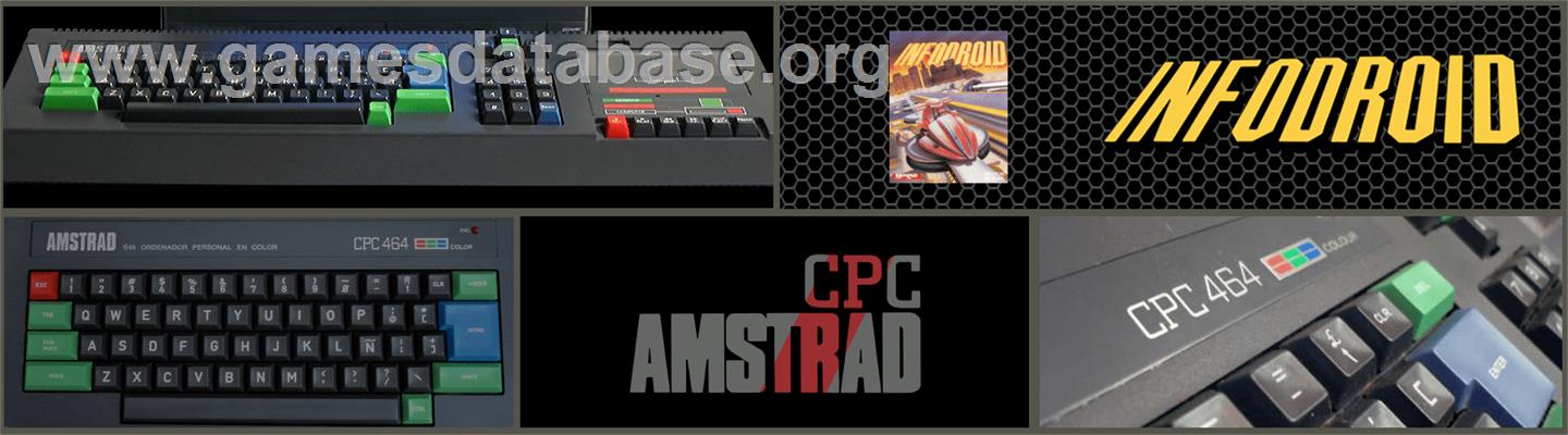 Infodroid - Amstrad CPC - Artwork - Marquee