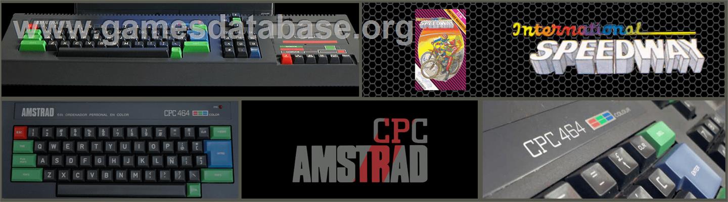 International Speedway - Amstrad CPC - Artwork - Marquee
