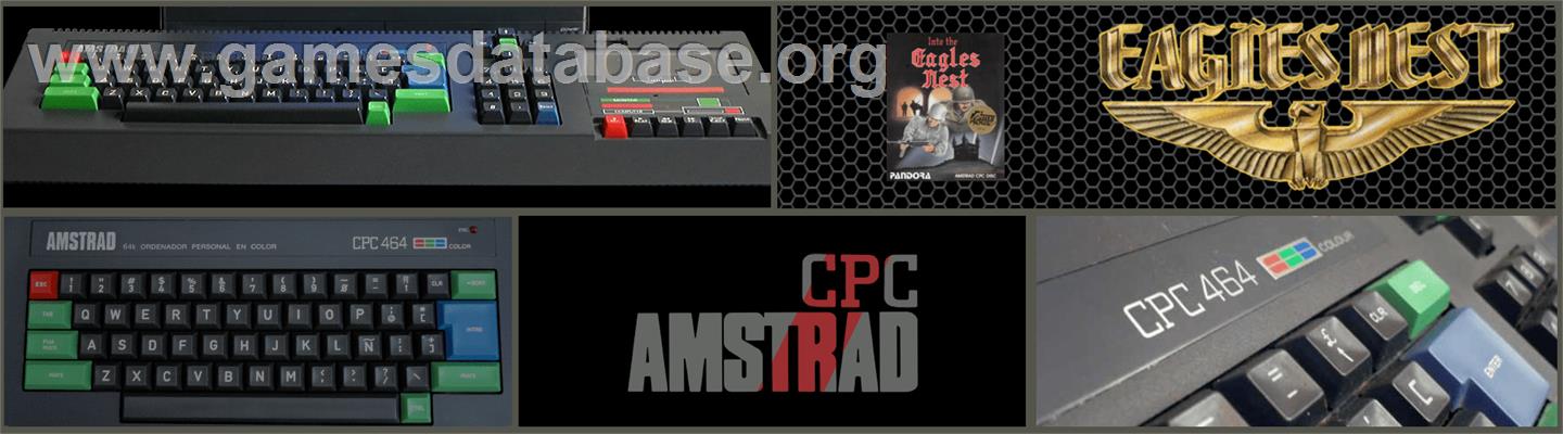 Into the Eagle's Nest - Amstrad CPC - Artwork - Marquee