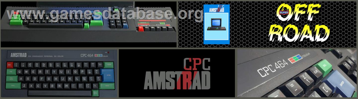 Ivan 'Ironman' Stewart's Super Off Road - Amstrad CPC - Artwork - Marquee