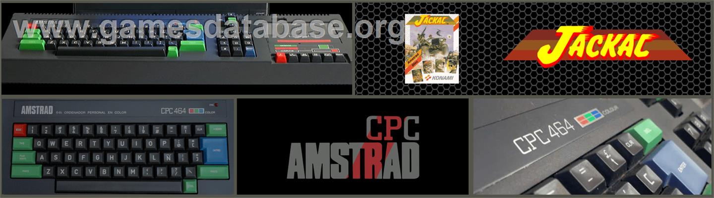 Jackal - Amstrad CPC - Artwork - Marquee