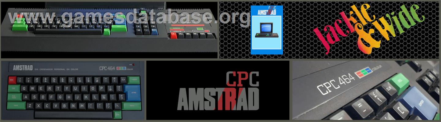 Jackle and Wide - Amstrad CPC - Artwork - Marquee